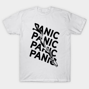 PANIC MOOD FUNNY GRAPHIC DISCO T-Shirt